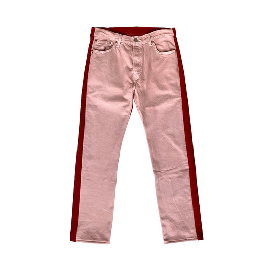 Nº73 Jeanspleatfront Rose / Red