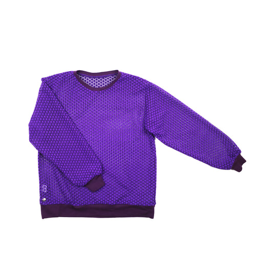 Nº75 M-Sweater Violet Lace