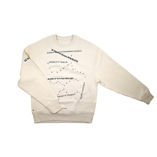 Nº73 Multicollection IV Sweater Doubleprint Natural Raw